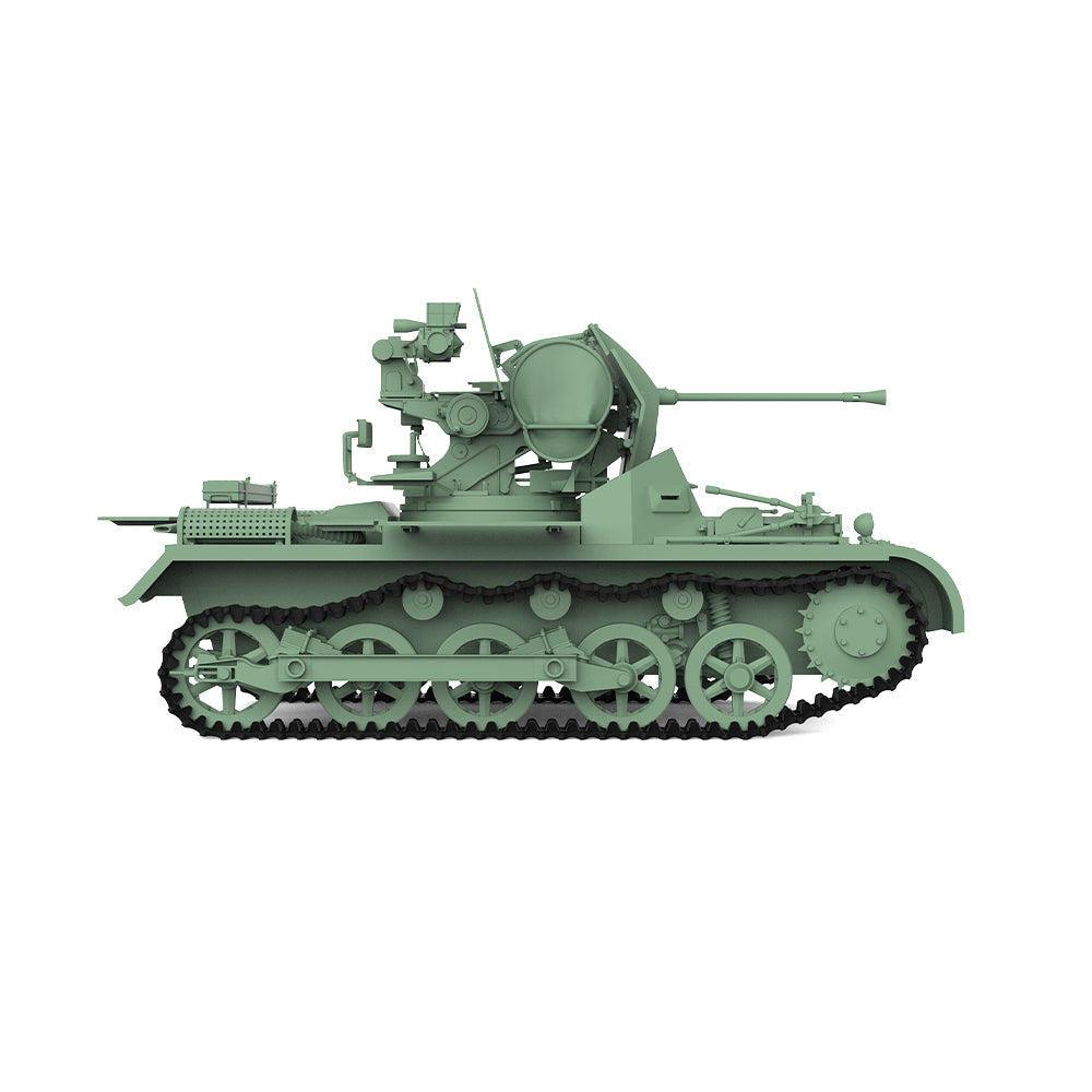 SSMODEL 705 Military Armoured Model Kit German Flakpanzer I Ausf. A SPAA — detail view 4