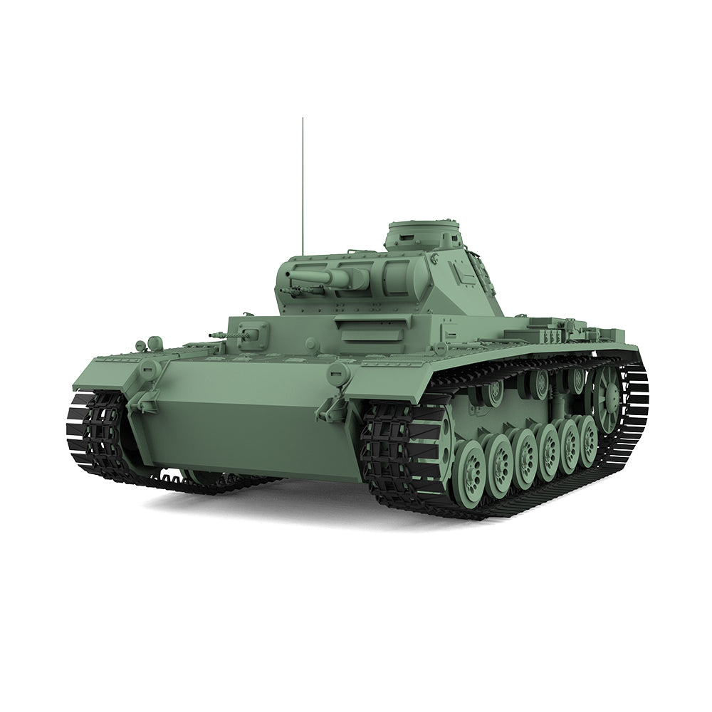 SSMODEL 711 V1.9 1/72(64,76,87) 25mm Military Model Kit German Pz.Kpfw.III Medium Tank Ausf.E — detail view 3