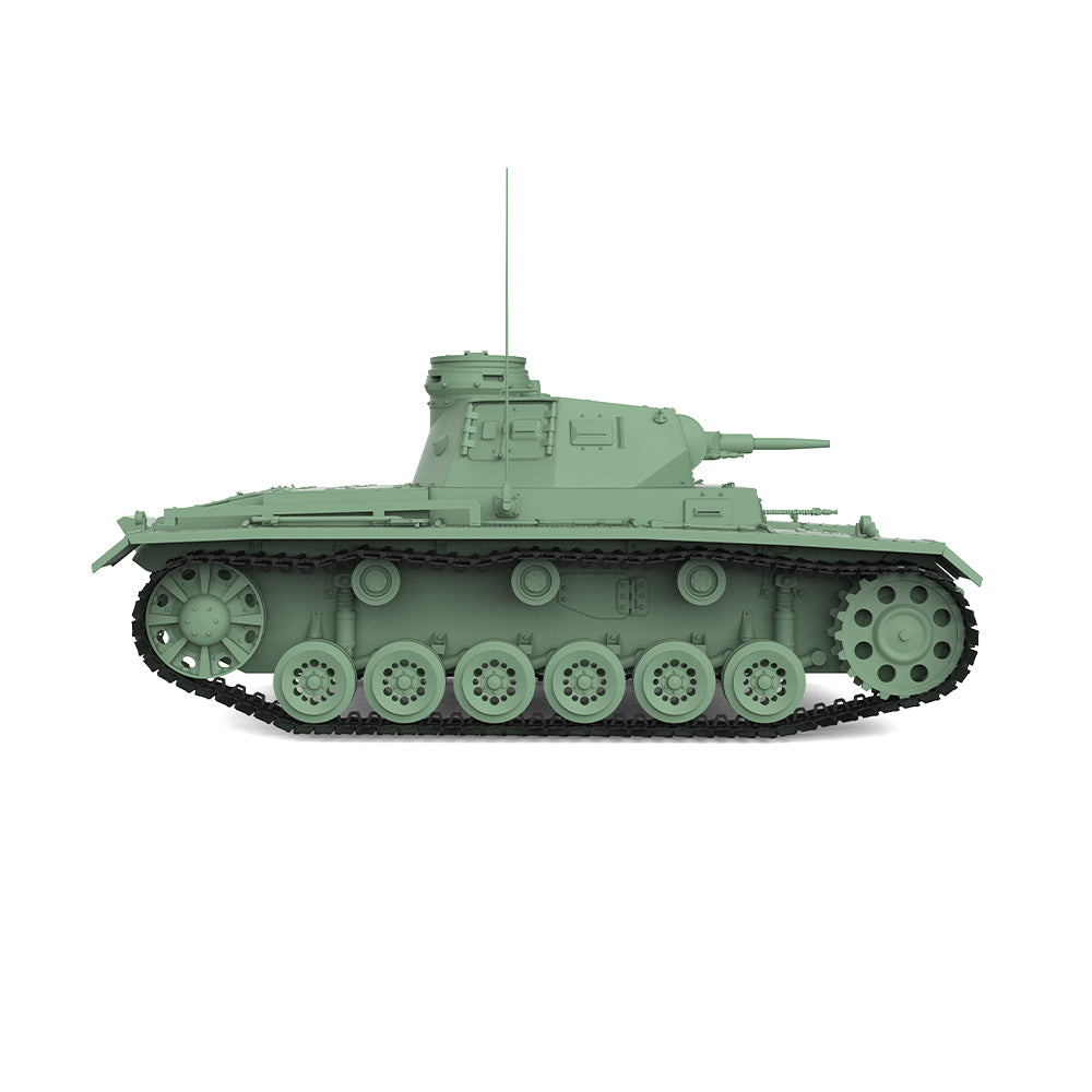 SSMODEL 711 V1.9 1/72(64,76,87) 25mm Military Model Kit German Pz.Kpfw.III Medium Tank Ausf.E Secondary image