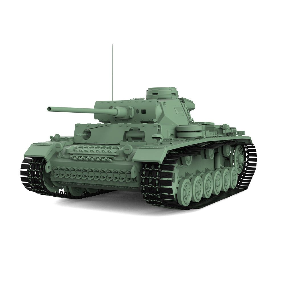 SSMODEL 715 V1.9 1/72(64,76,87) 25mm Military Model Kit German Pz.Kpfw.III Medium Tank Ausf.L — detail view 2