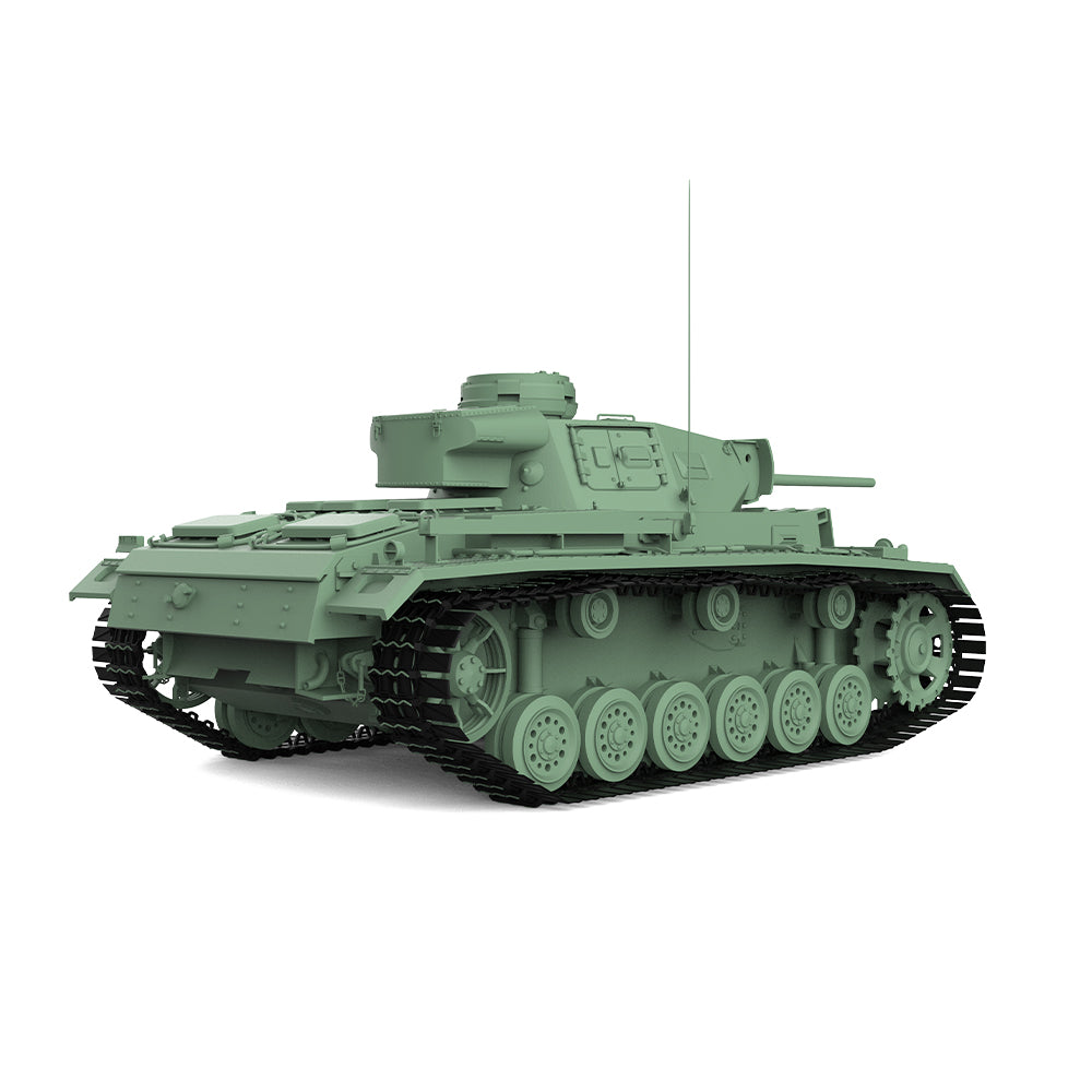 SSMODEL 715 V1.9 1/72(64,76,87) 25mm Military Model Kit German Pz.Kpfw.III Medium Tank Ausf.L — detail view 3