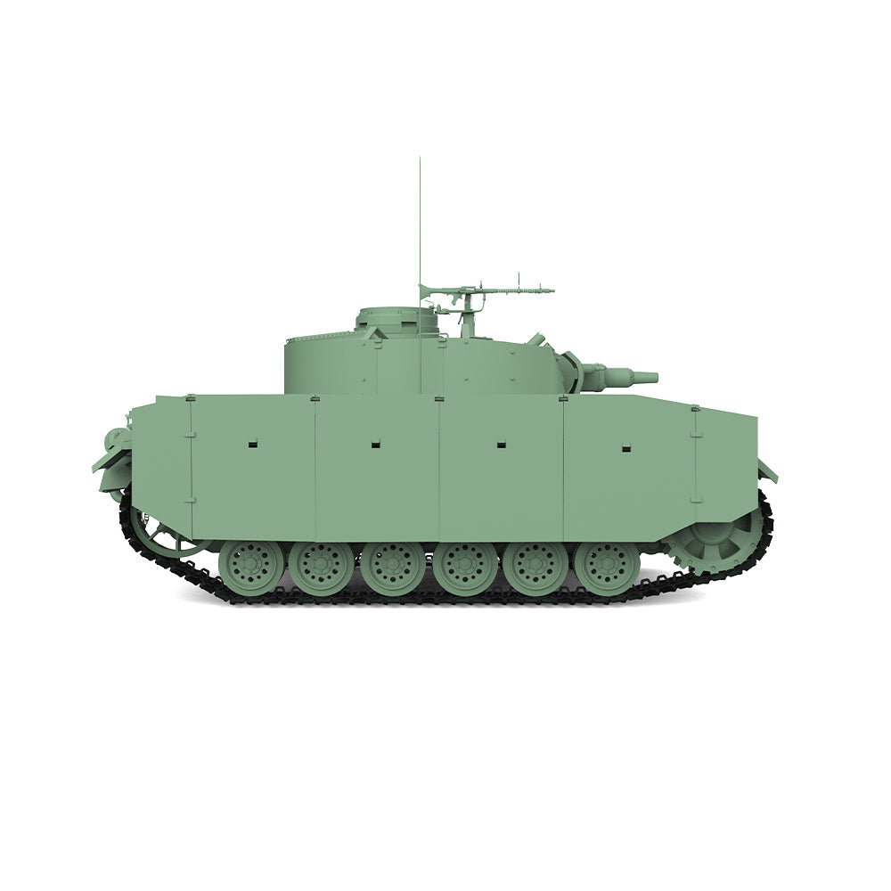 SSMODEL 717 V1.9 1/72(64,76,87) 25mm Military Model Kit German Pz.Kpfw.III Medium Tank Ausf.N — detail view 4