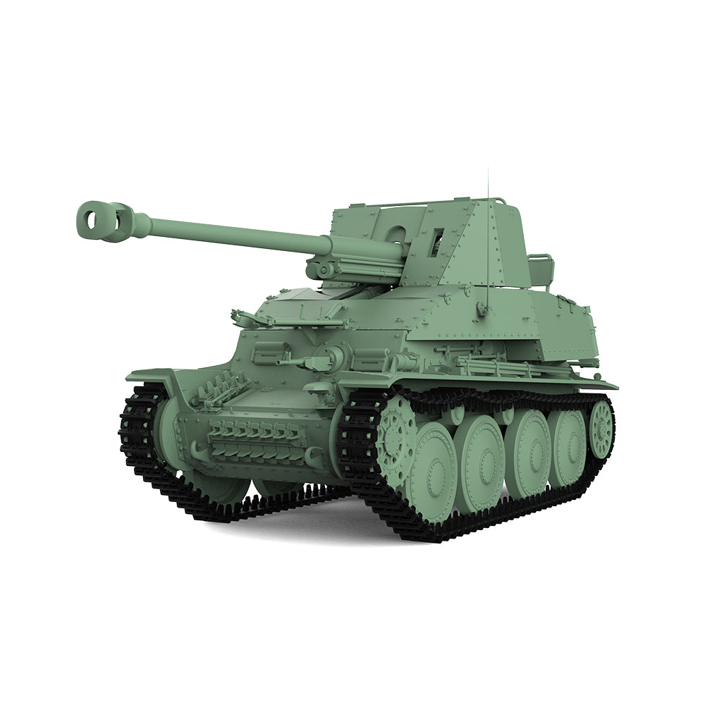 SSMODEL 725 Military Armoured Model Kit German Marder III 38T Sd.Kfz.139 Tank Destroyer Secondary image