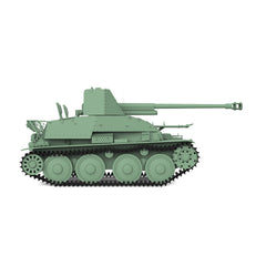 SSMODEL 725 Military Armoured Model Kit German Marder III 38T Sd.Kfz.139 Tank Destroyer