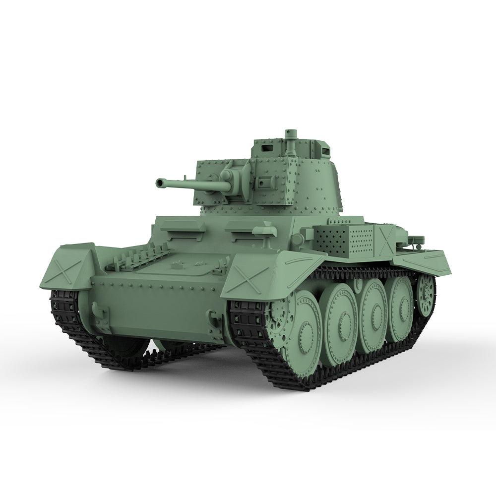 SSMODEL 728 Military Armoured Model Kit German 38 nA Light Tank Secondary image