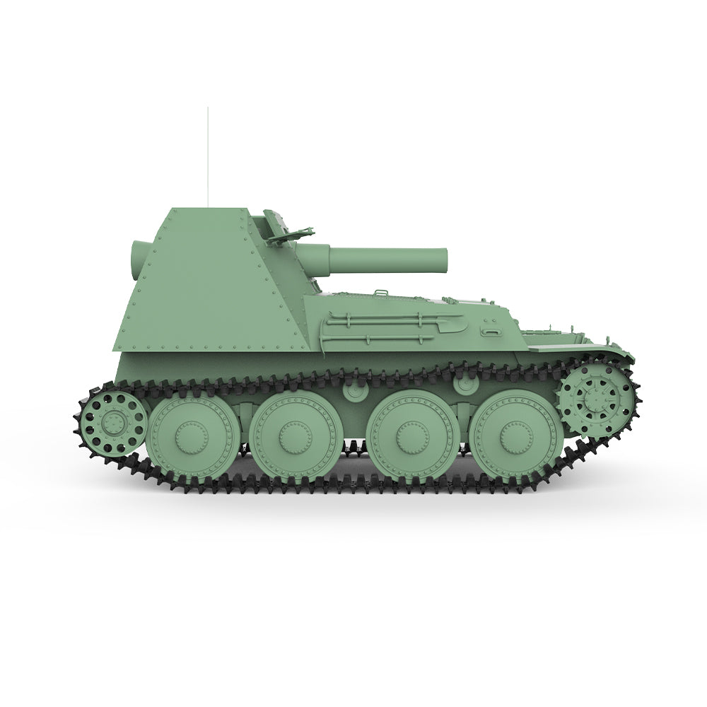 SSMODEL 729 Military Armoured Model Kit Sweden Assault Gun Fm/43-44 StuG — detail view 4
