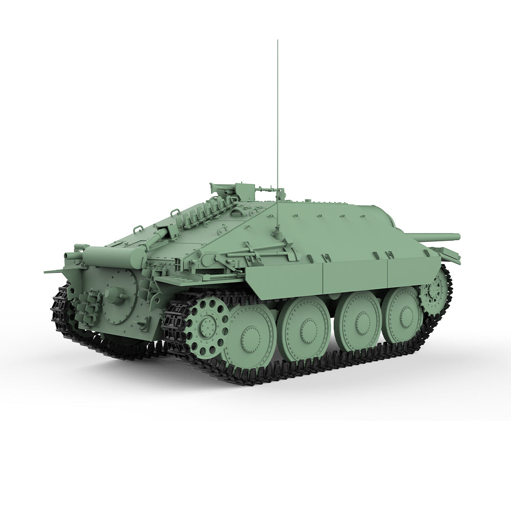 SSMODEL 730 Military Armoured Model Kit German Jagdpanzer 38 Tank — detail view 3