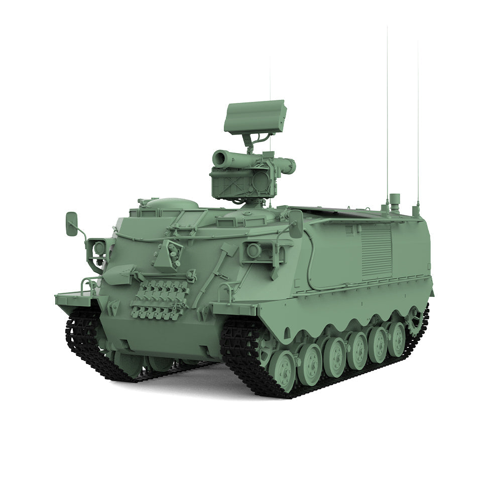 SSMODEL 744 Military Armoured Model Kit Sweden Luftv?rnsrobotbandvagn Lvrbv.701 — detail view 2