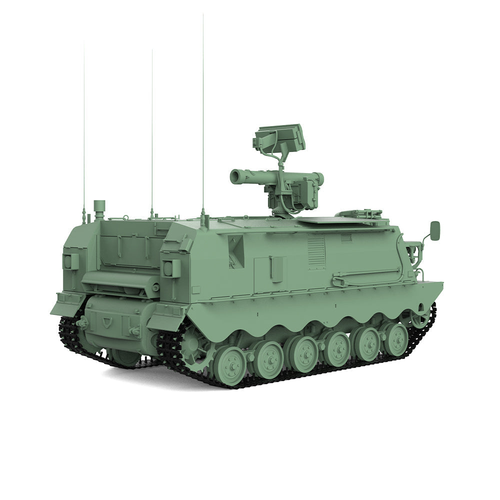 SSMODEL 744 Military Armoured Model Kit Sweden Luftv?rnsrobotbandvagn Lvrbv.701 — detail view 3
