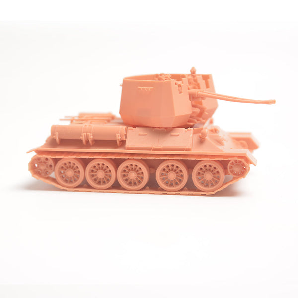 SSMODEL 751 Military Armoured Model Kit Soviet T-34 Anti Aircraft Tank