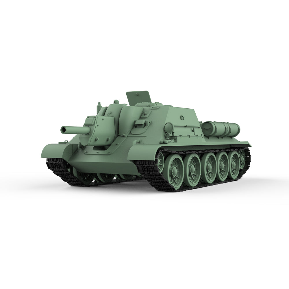 SSMODEL 754 Military Armoured Model Kit Soviet SU-122 Tank Destroyer Secondary image