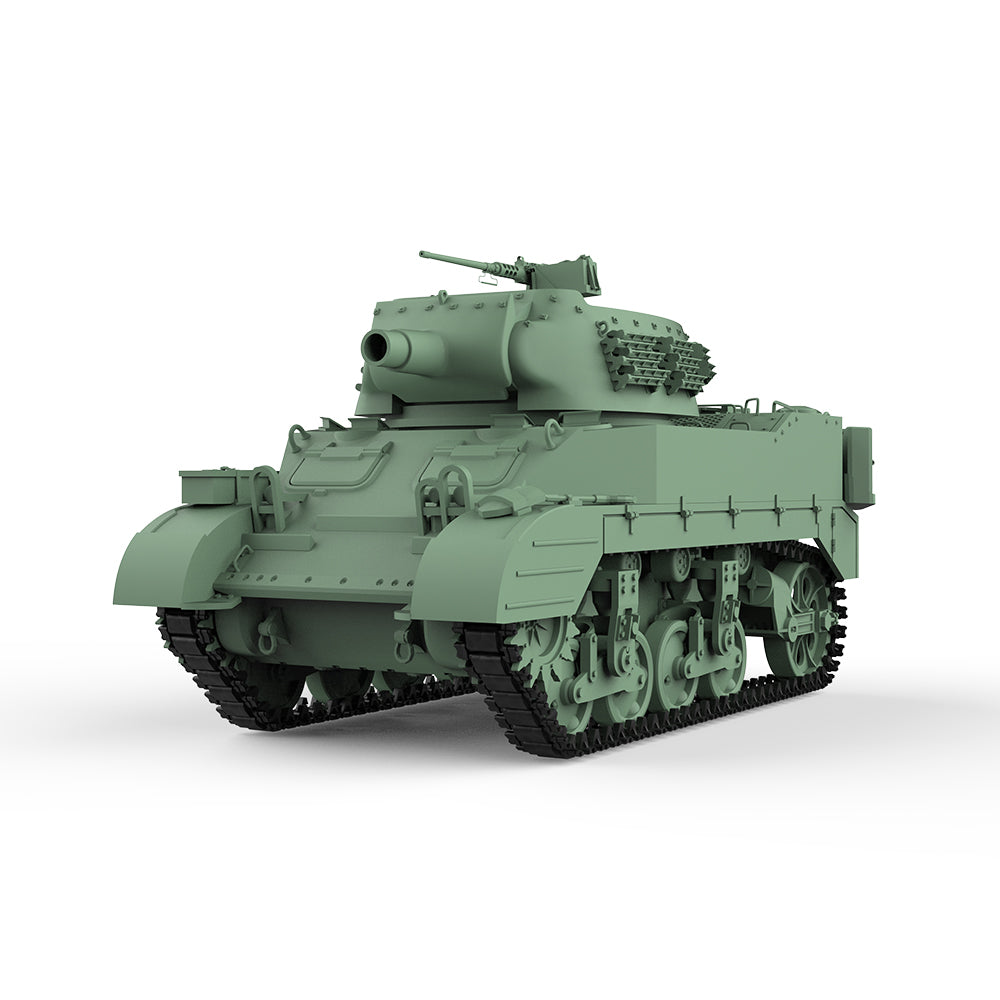 SSMODEL 760 Military Armoured Model Kit US M8 Howitzer Carrier — detail view 3