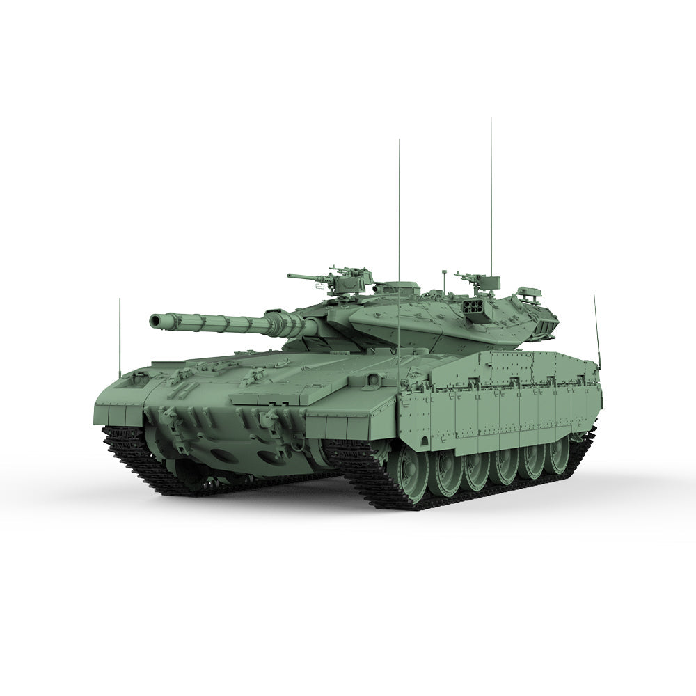 Detail view of SSMODEL 762 Military Armoured Model Kit Israel Merkava MK.2D Main Battle Tank Model