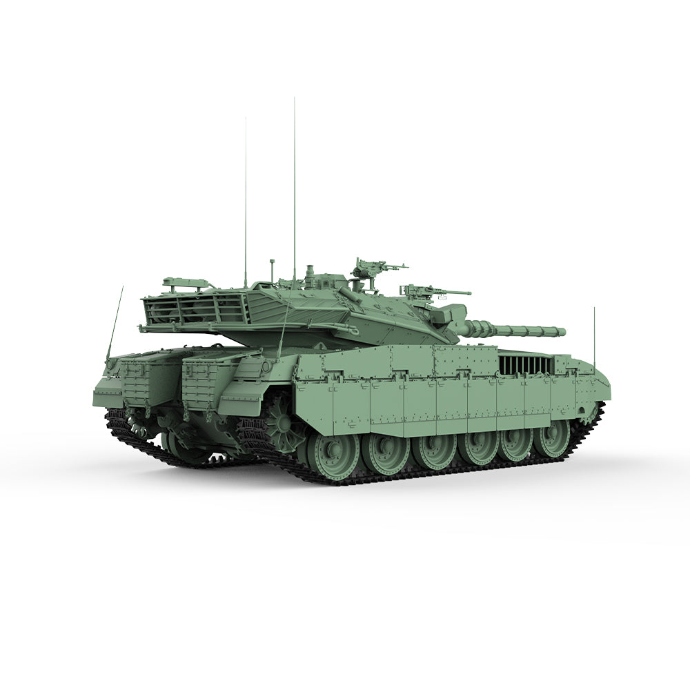 Detail view of SSMODEL 762 Military Armoured Model Kit Israel Merkava MK.2D Main Battle Tank Model