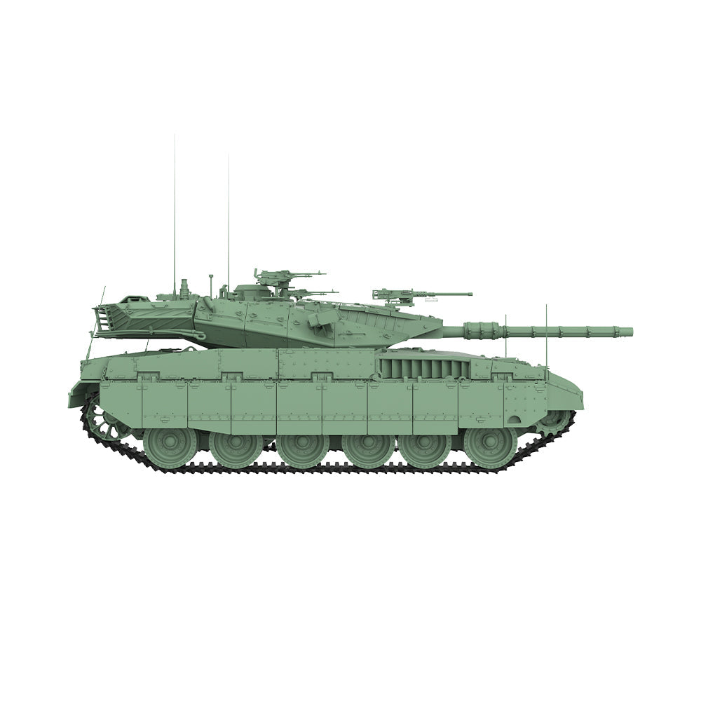 Detail view of SSMODEL 762 Military Armoured Model Kit Israel Merkava MK.2D Main Battle Tank Model