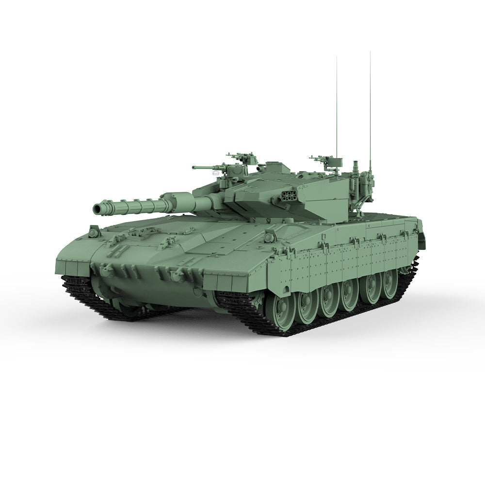 Detail view of SSMODEL 763 Military Armoured Model Kit Israel Merkava MK.3B Main Battle Tank Model