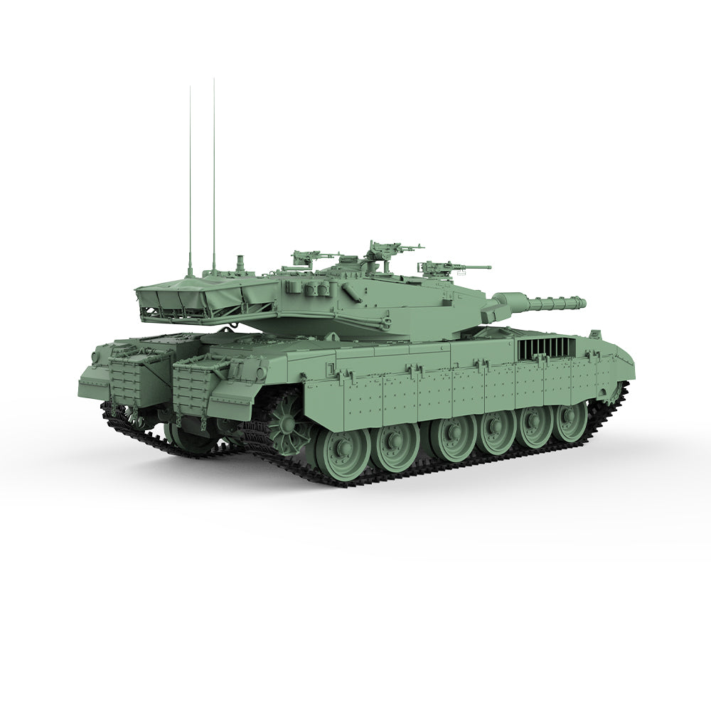 Detail view of SSMODEL 763 Military Armoured Model Kit Israel Merkava MK.3B Main Battle Tank Model