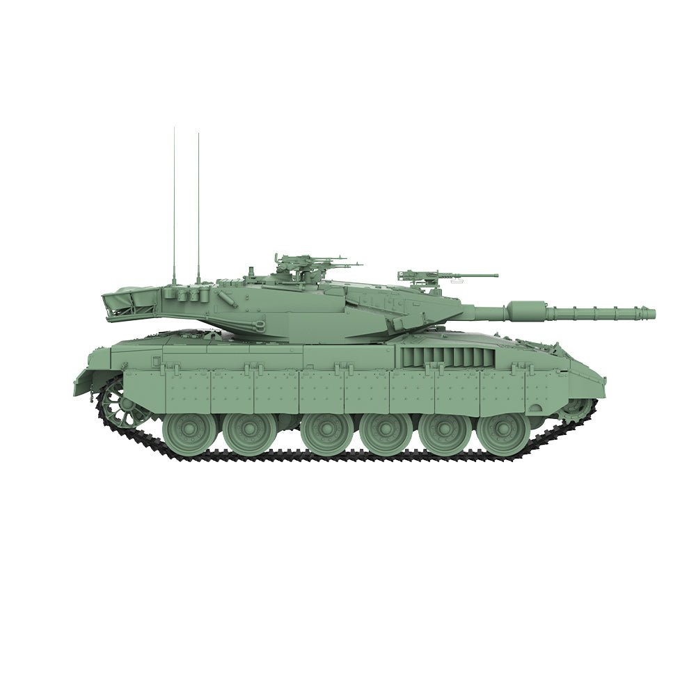 Detail view of SSMODEL 763 Military Armoured Model Kit Israel Merkava MK.3B Main Battle Tank Model