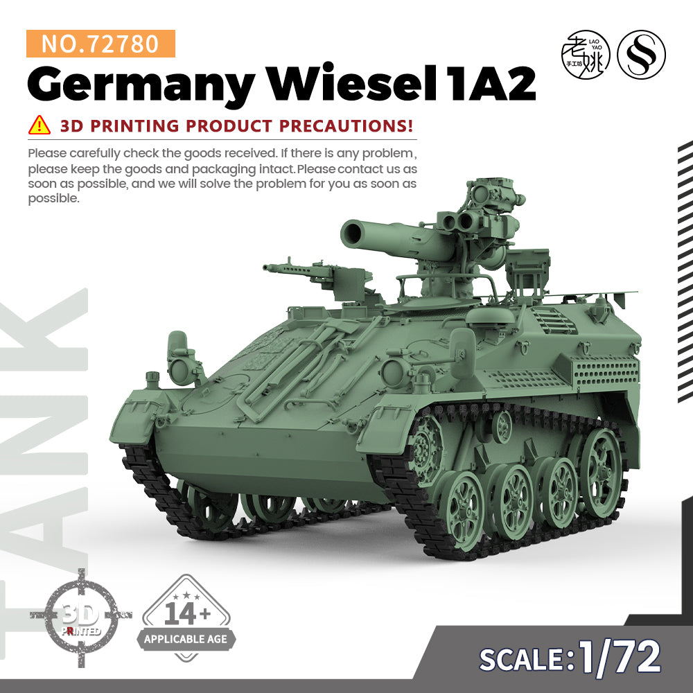 SSMODEL 780 Military Armoured Model Kit Germany Waffentr?ger Wiesel 1A2