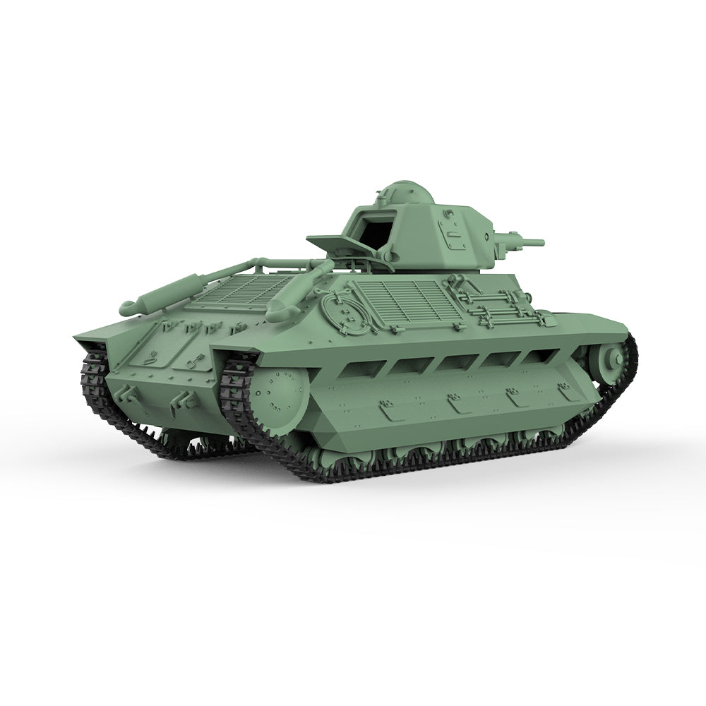 SSMODEL 795 Military Armoured Model Kit French R35 With FCM Turret Light Tank — detail view 4