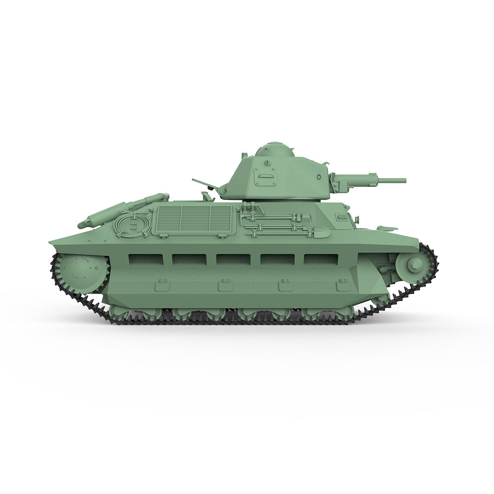 SSMODEL 795 Military Armoured Model Kit French R35 With FCM Turret Light Tank — detail view 5