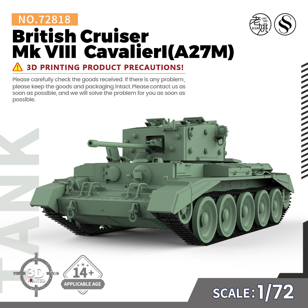 SSMODEL 819 Military Model Kit Challenger Tank Destroyer
