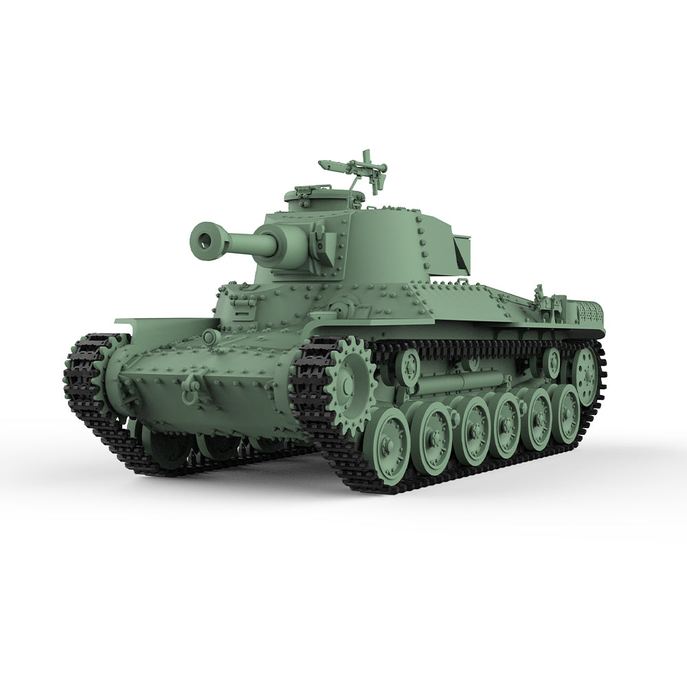 SSMODEL 821 Military Armoured Model Kit  Japan Type 97 Chi-Ha Short 12cm Gun Tank Secondary image