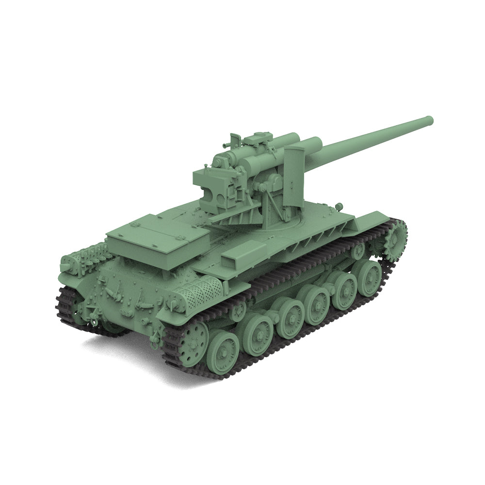 SSMODEL 822 Military Armoured Model Kit Japan Type 97 Chi-Ha Long 12cm Gun Tank — detail view 3