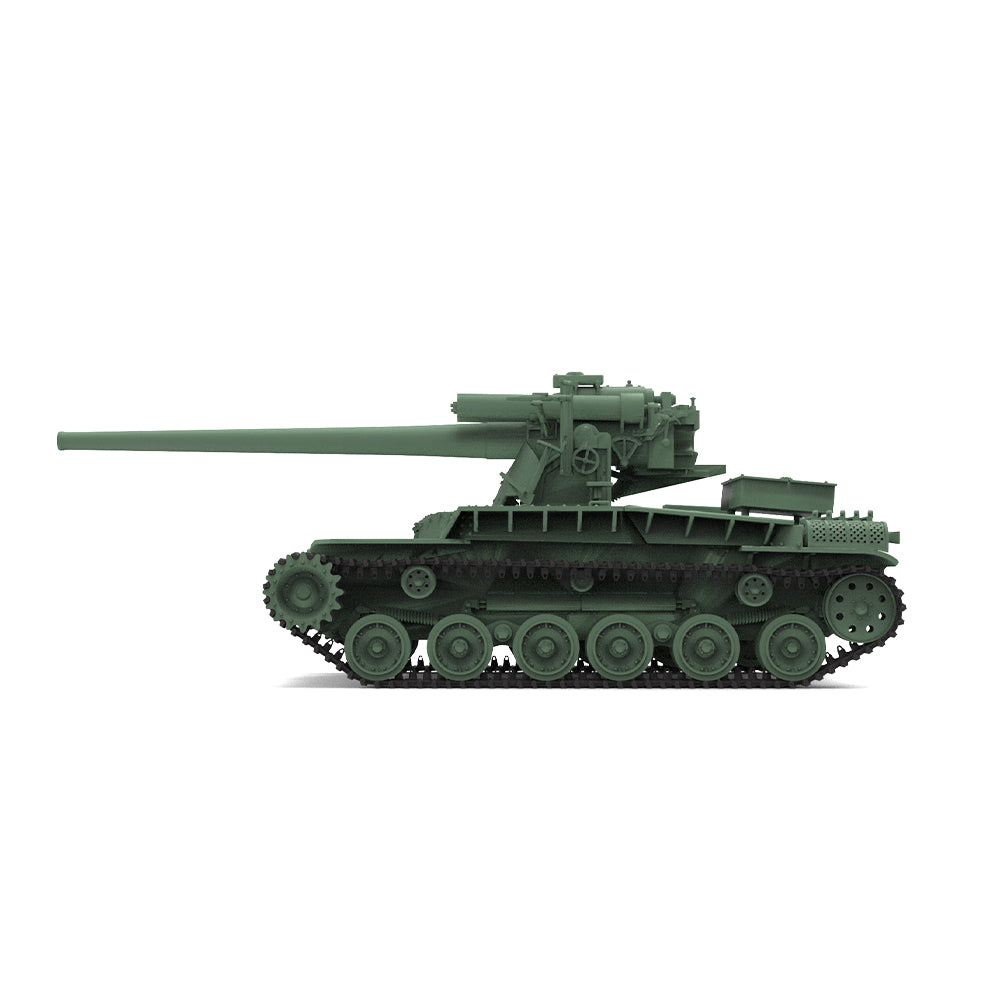 SSMODEL 822 Military Armoured Model Kit Japan Type 97 Chi-Ha Long 12cm Gun Tank — detail view 4