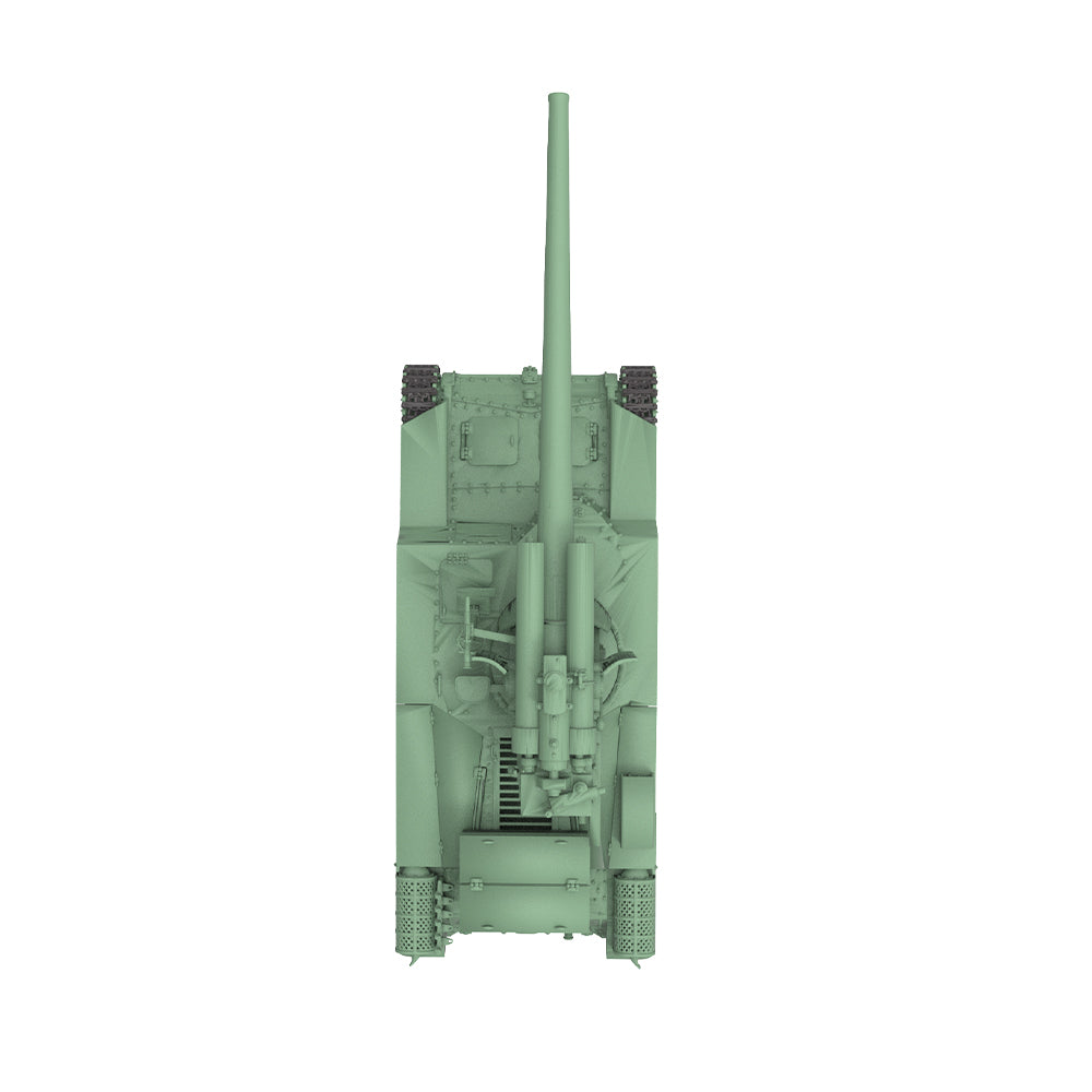 SSMODEL 822 Military Armoured Model Kit Japan Type 97 Chi-Ha Long 12cm Gun Tank — detail view 5
