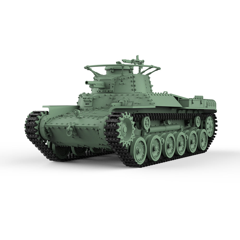 SSMODEL 823 Military Armoured Model Kit Japan Type 97 Chi-Ha Medium Tank — detail view 2