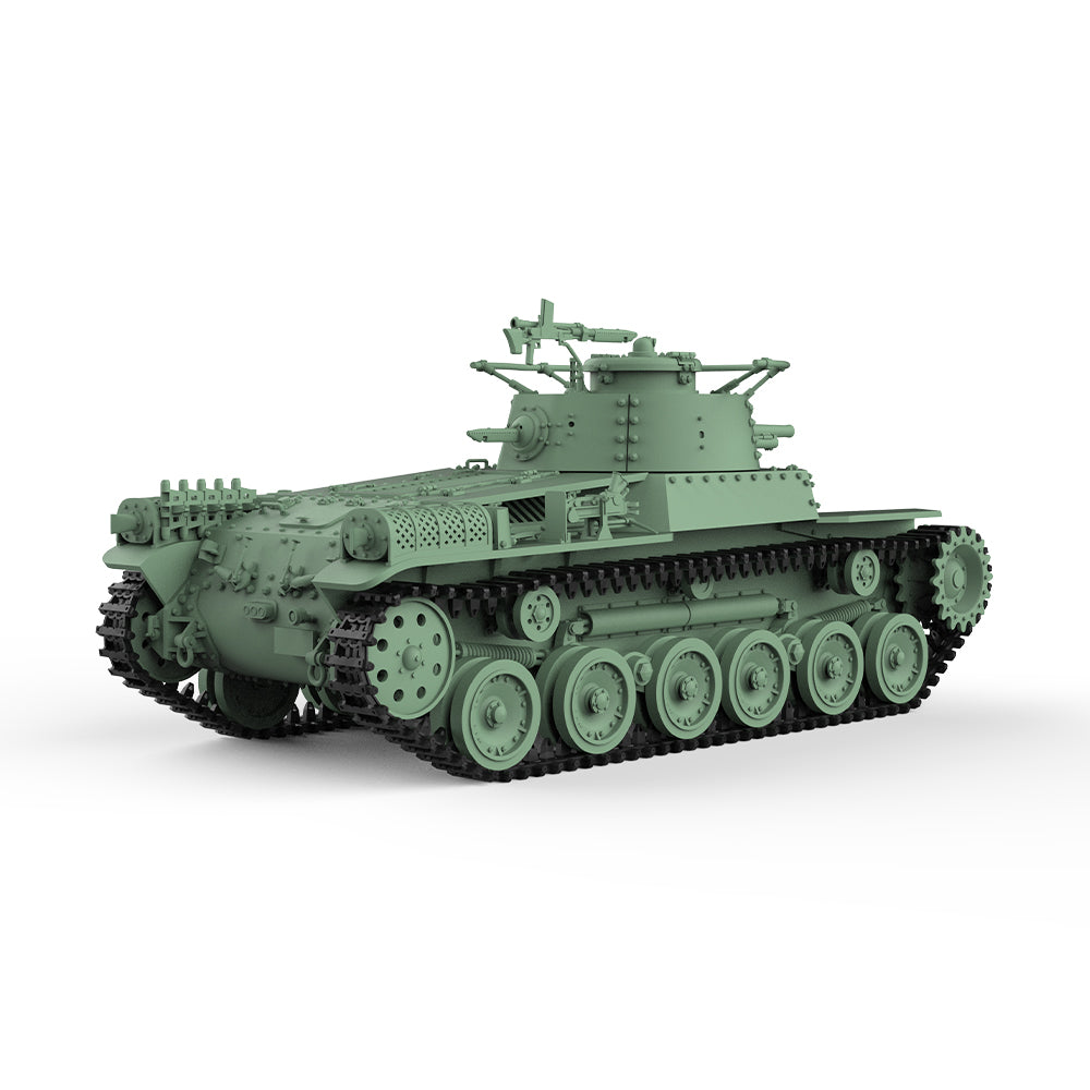 SSMODEL 823 Military Armoured Model Kit Japan Type 97 Chi-Ha Medium Tank — detail view 3