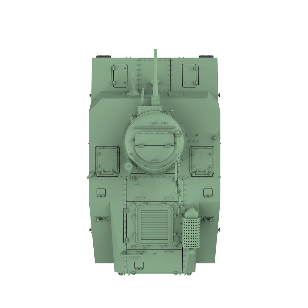 SSMODEL 828 Military Armoured Model Kit Japan Type 2 Ka-Mi Amphibious Tank — detail view 5