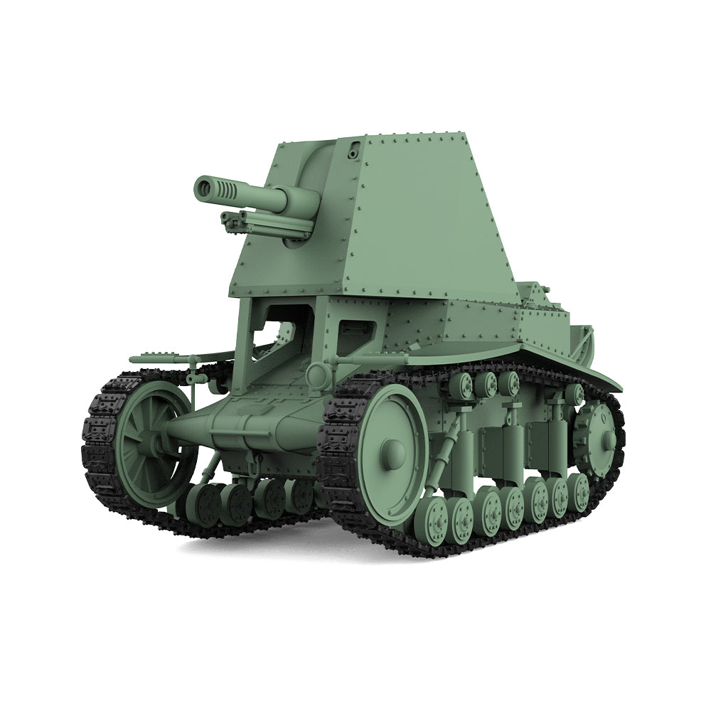 SSMODEL 830 Military Model Kit Soviet SU-18 Self-Propelled Artillery Secondary image