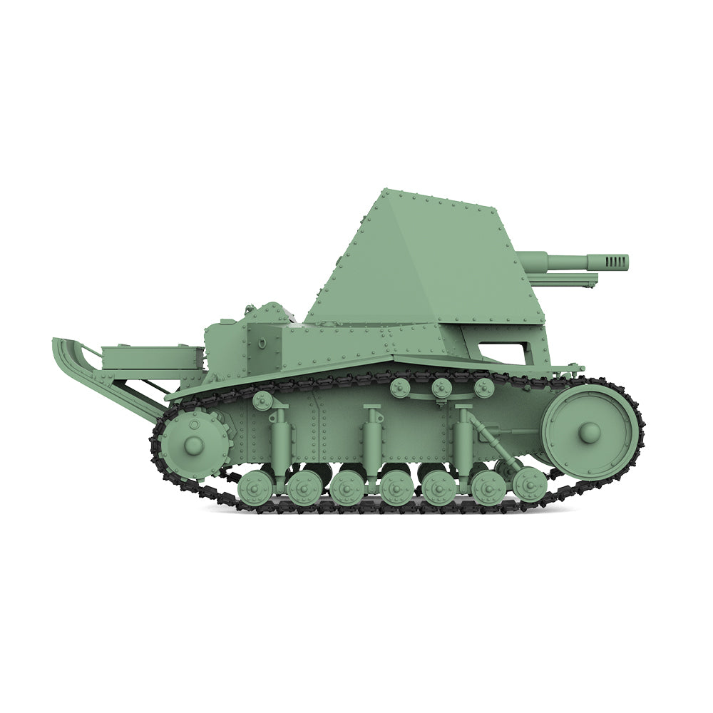 SSMODEL 830 Military Model Kit Soviet SU-18 Self-Propelled Artillery — detail view 4