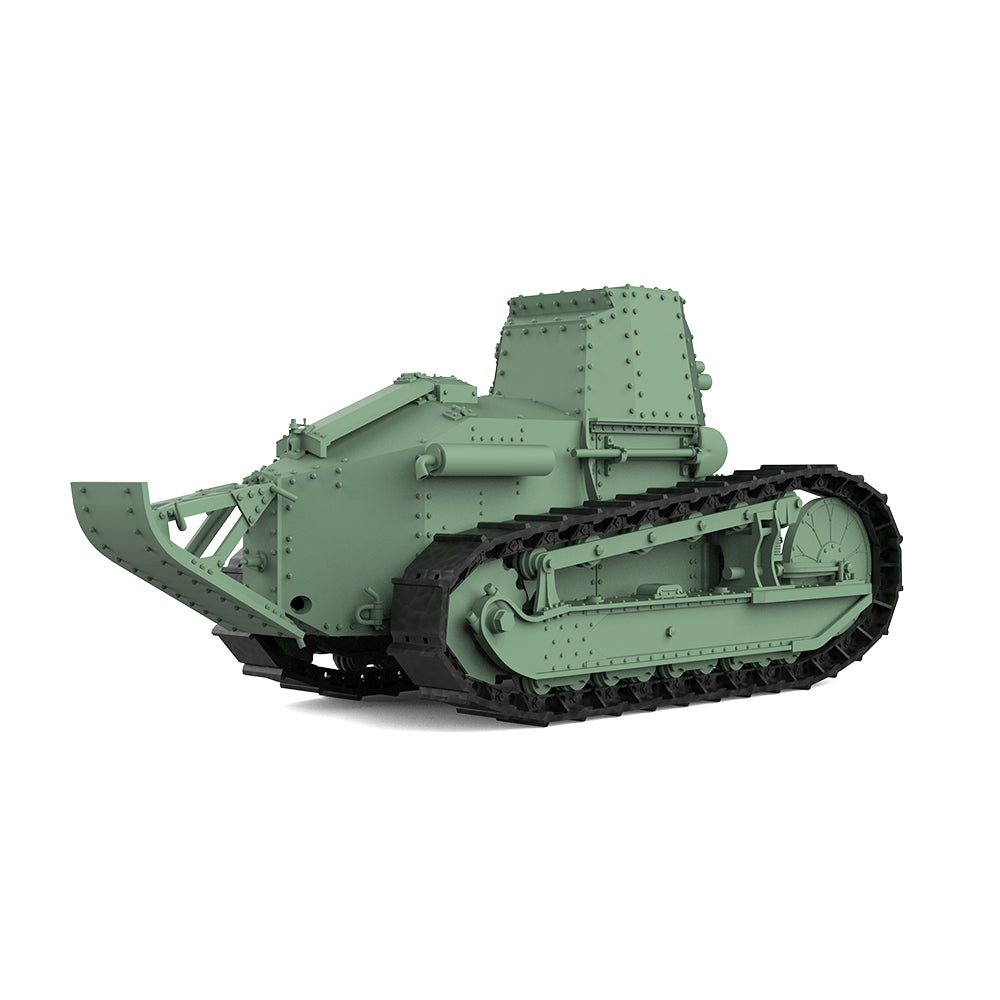 SSMODEL 834 25mm Military Model Kit France Renault FT 75 BS Self-Propelled Artillery — detail view 3