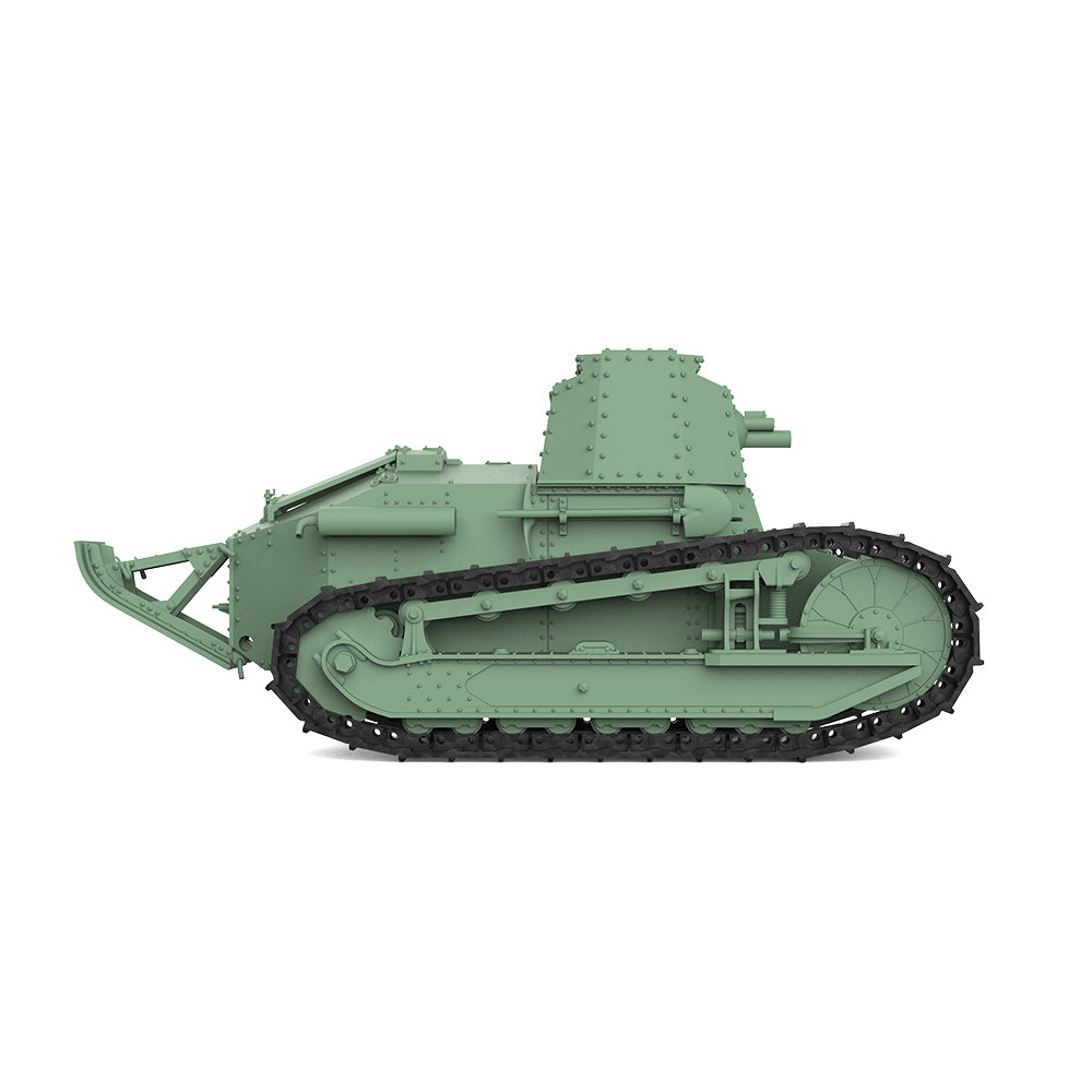 SSMODEL 834 25mm Military Model Kit France Renault FT 75 BS Self-Propelled Artillery — detail view 4