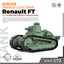 SSMODEL 835 25mm Military Model Kit France Renault FT Light Tank