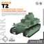 SSMODEL 840 Military Model Kit US T2 Medium Tank