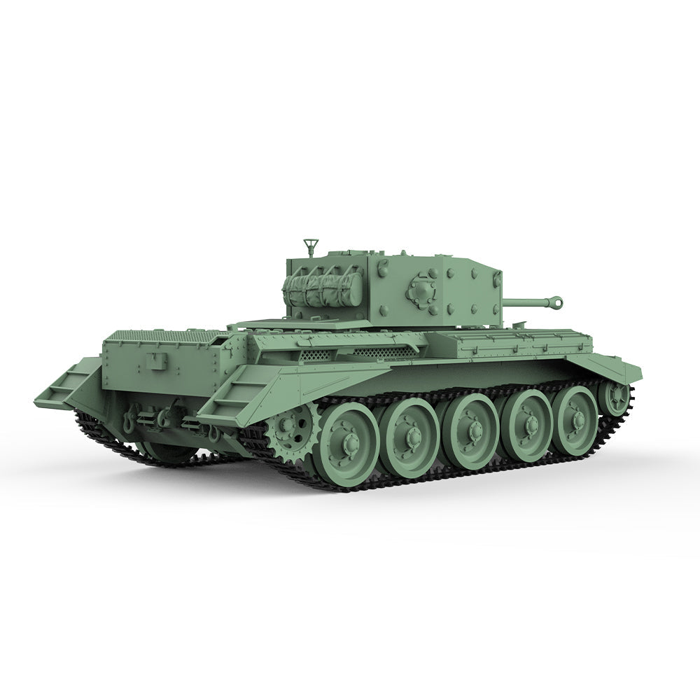 SSMODEL 843 Military Armoured Model Kit British Cromwell V (A27M) Cruiser Tank Mk VIII — detail view 3