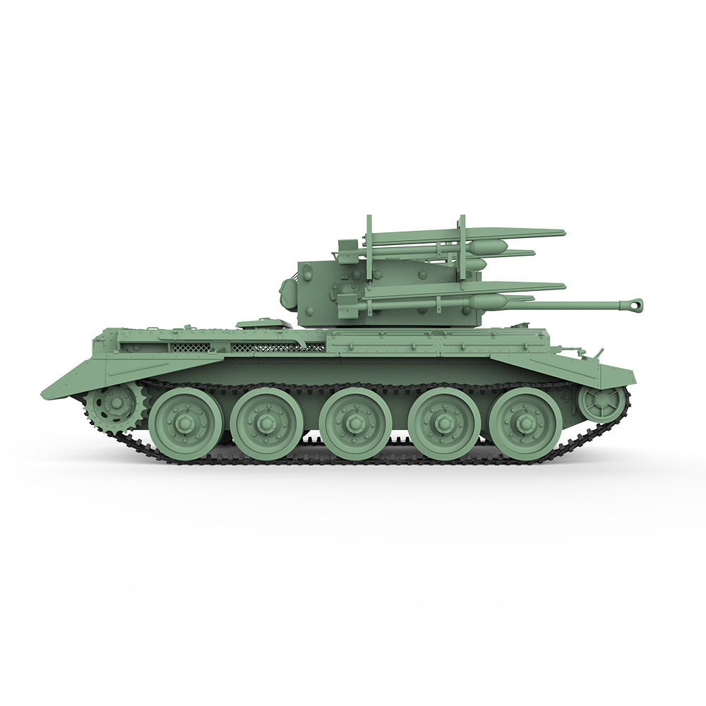 SSMODEL 844 Military Armoured Model Kit British Cromwell V/RP-3 (A27M) Cruiser Tank Mk VIII — detail view 4