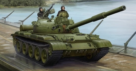 Trumpeter 1/35 RUSSIAN T-62 MOD.1975 MOD.1972+KTD2 Model Kit - 01552 — scale model kit
