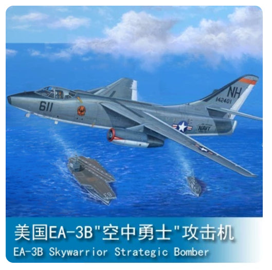 Trumpeter 1/48 02871 EA-3B Skywarrior Strategic Bomber — scale model kit