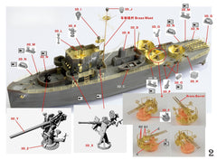 FIVE STAR 1/350 SH350021 WWII USN PCE-842 Class Patrol Boat 3D Print Model Kit