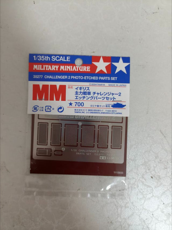 Tamiya 35277 1/35 Photo Etched Parts For 35274 British Challenger 2 Model Tank