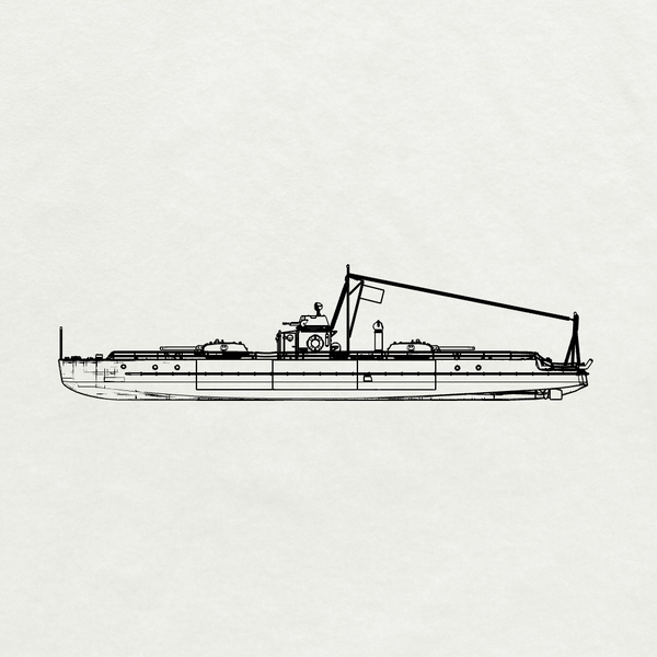 SSMODEL SSC766  Military Model Kit Soviet Pr.1124 Early Modification Water Line