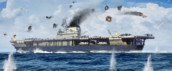 Hunter(W70162) 1/700 USS Yorktown CV-5 wooden deck for Trumpeter 06707 — scale model kit