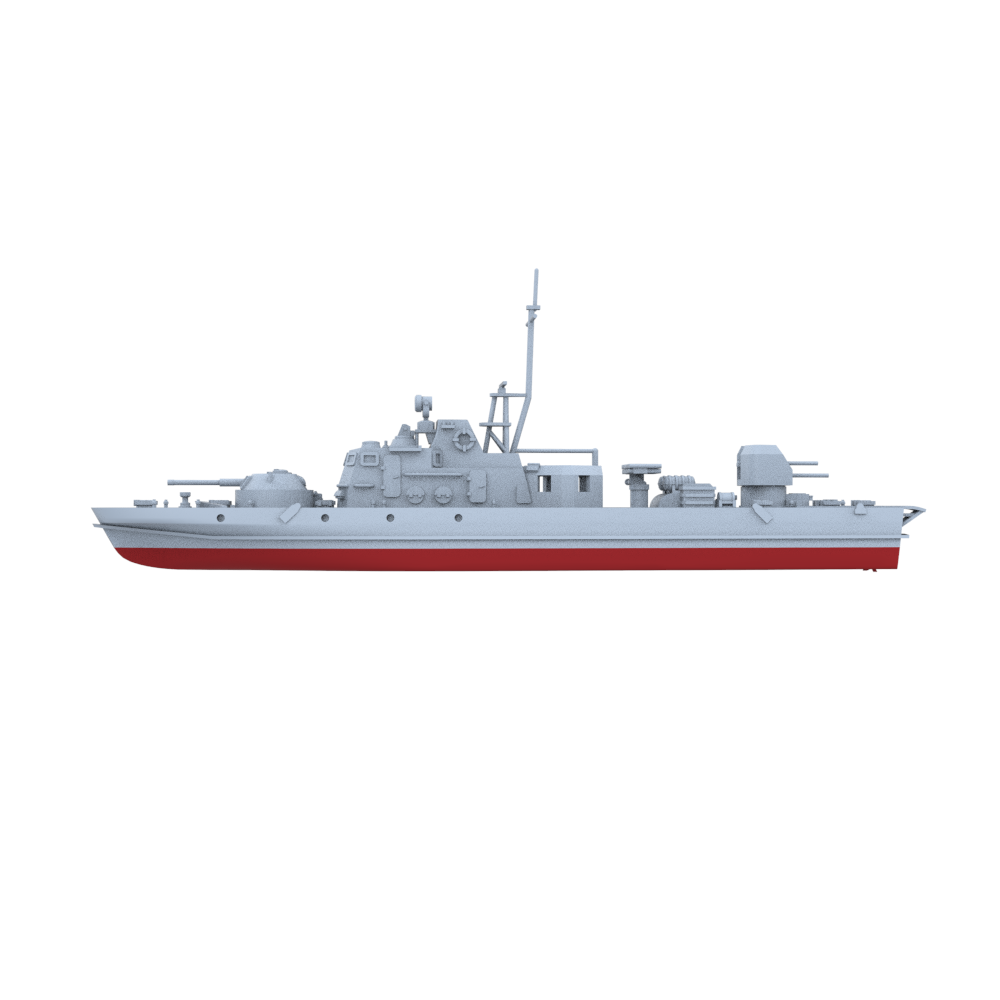 SSMODEL SSC770S  Military Model Kit Soviet Pr.1204 Late Modification Full Hull — detail view 3