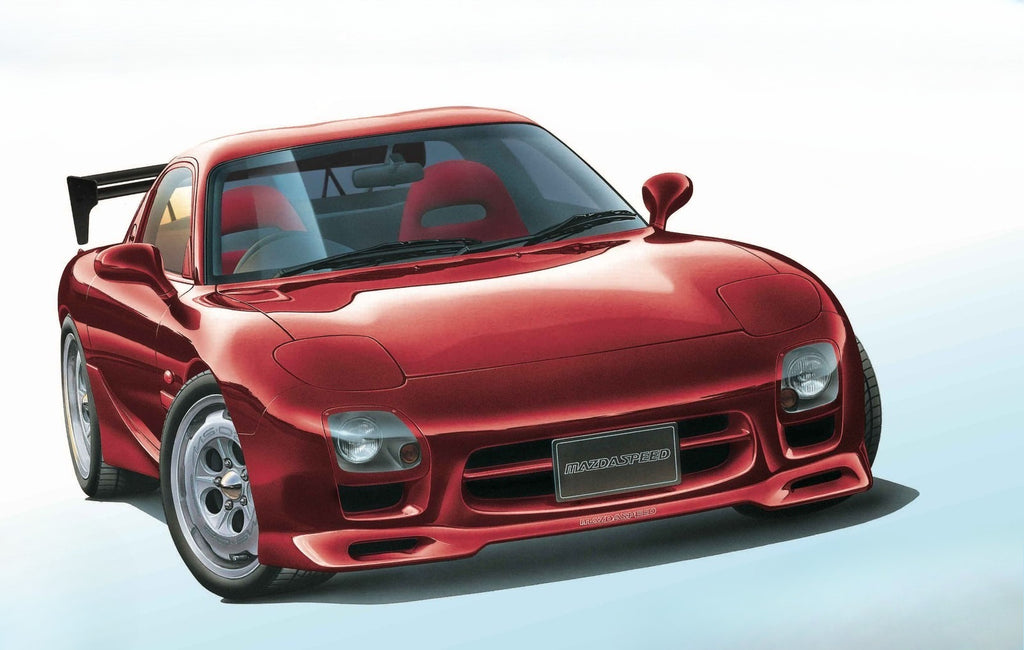 Fujimi 04812 ID331 FD3S RX-7 Mazda Speed A-spec GT W-wing 1/24 Plastic Model Kit