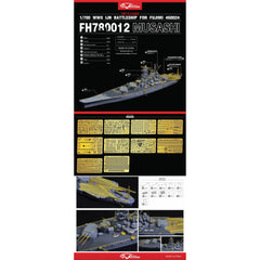 Flyhawk FH780012 1/700 WWII IJN BATTLESHIP MUSASHI FOR FUJIMI 460024